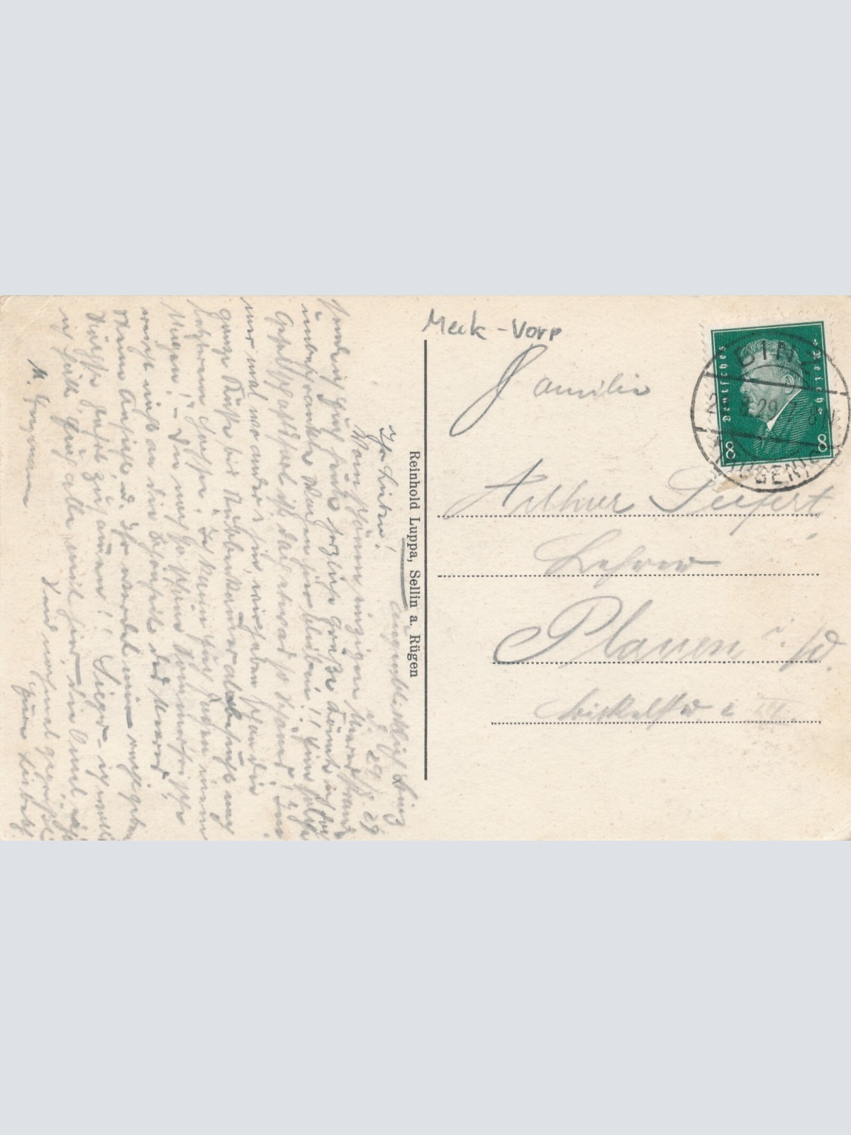 AK aus Sellin am Rügen Ostseebad Mecklenburg - Vorpommern (9142)