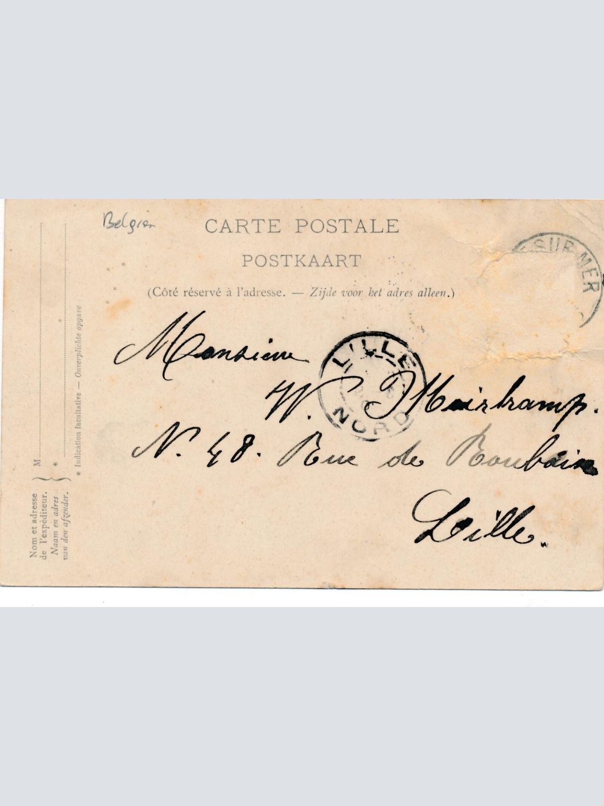 AK aus Heyst am Strand Belgien (9144)