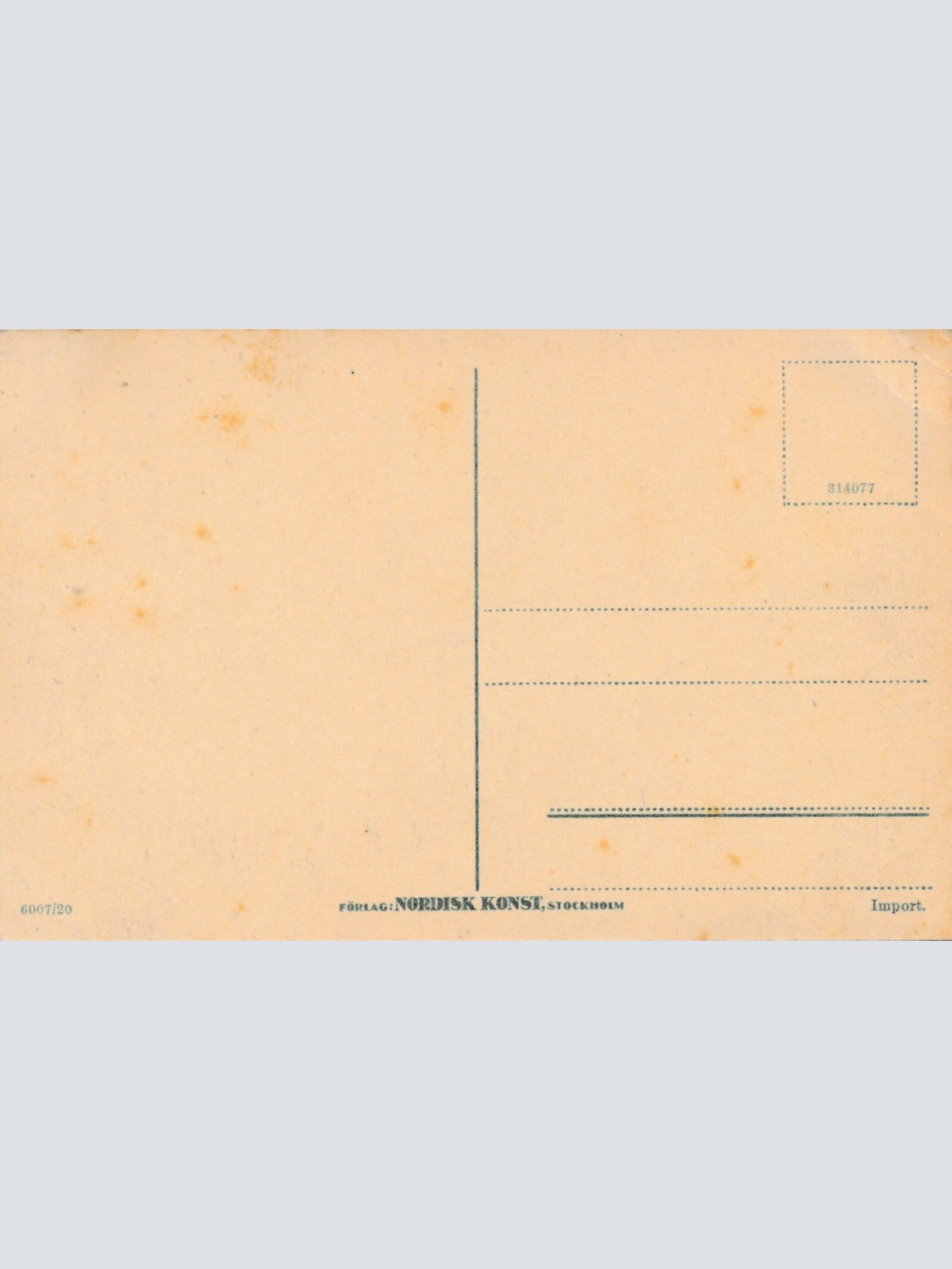 AK aus Stockholm fran Strömparterren Schweden (7384)