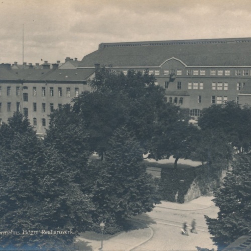 AK aus Stockholm Östermalms Högre Reallaroverk Schweden (7376)