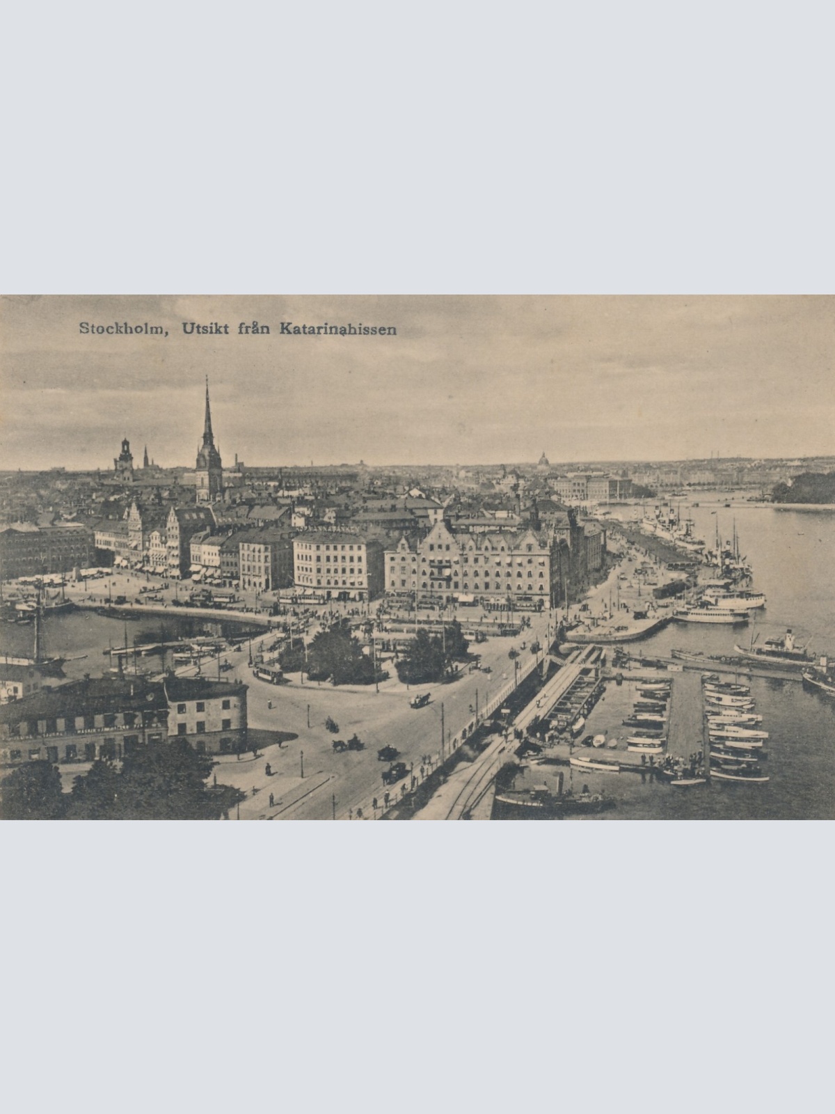 AK aus Stockholm Utsikt fran Katarinahissen Schweden (7387)