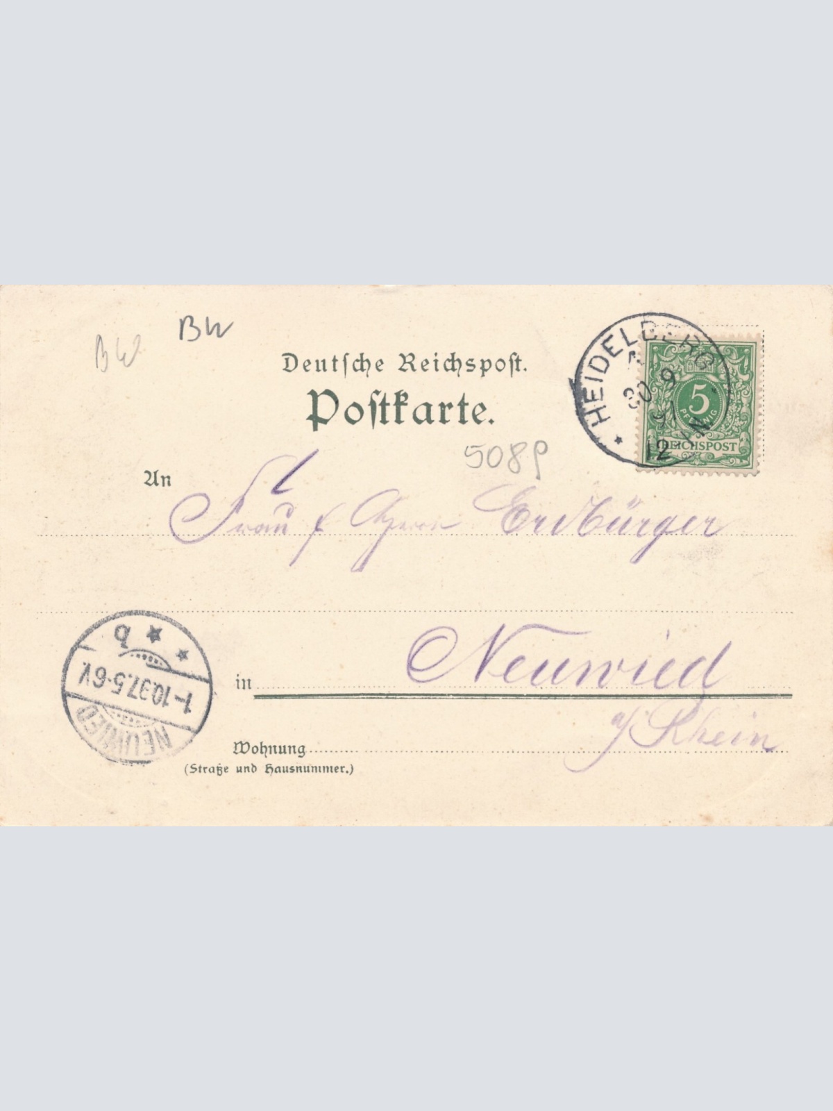 AK gruss aus Heidelberg Baden - Württemberg Ansichtskarte (9199)