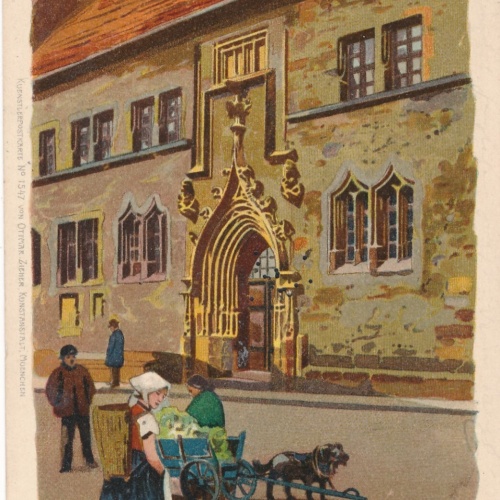 AK aus Erfurt mit Collegium Thüringen Ansichtskarte (9202)