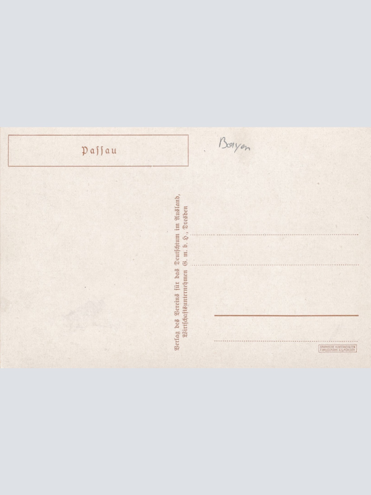 AK aus Passau Bayern Ansichtskarte (9211)