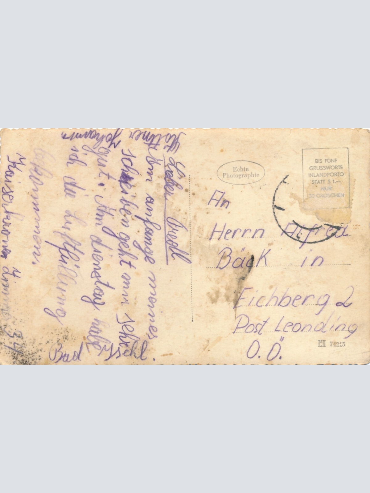 AK aus Bad Ischl Oberösterreich Kurmittelhaus (J40)