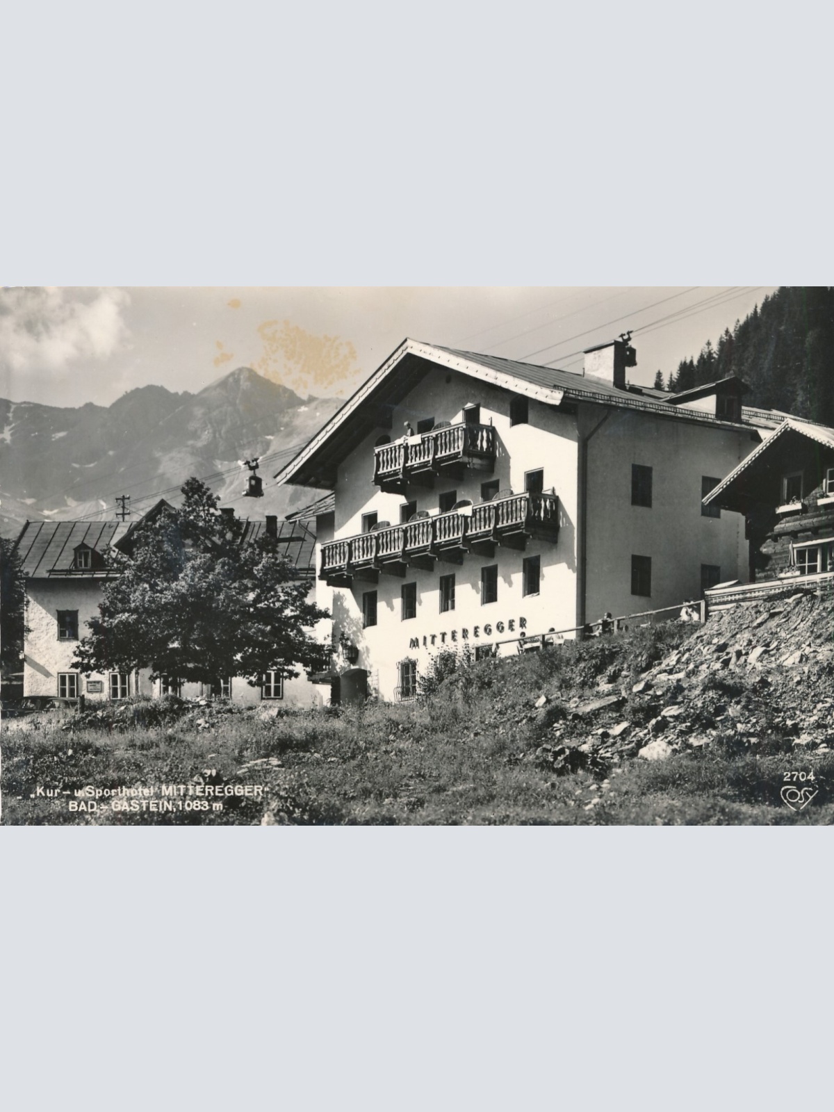 AK aus Bad Gastein Oberösterreich Kur-u. Sporthotel Mitteregger (J29)