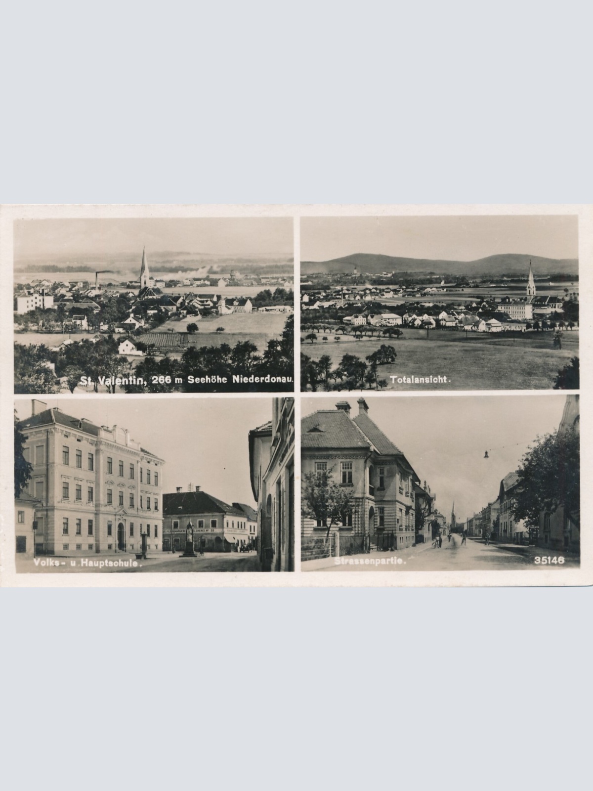 AK aus St. Valentin Niederösterreich Mehrbildkarte (J64)