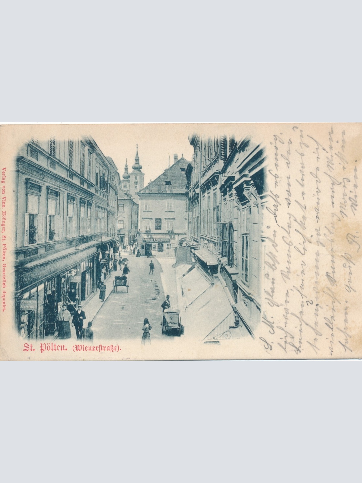 AK aus St.Pölten Wienerstraße Niederösterreich (6999)