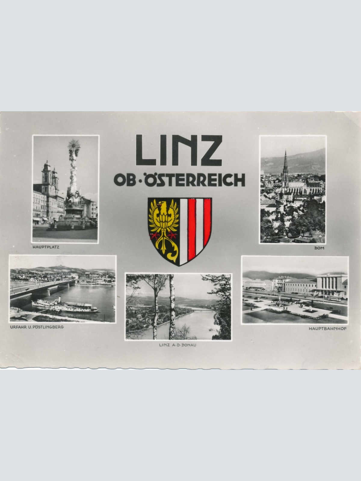 AK aus Linz an der Donau Mehrbildkarte Oberösterr. Ansichtskarte (8976)
