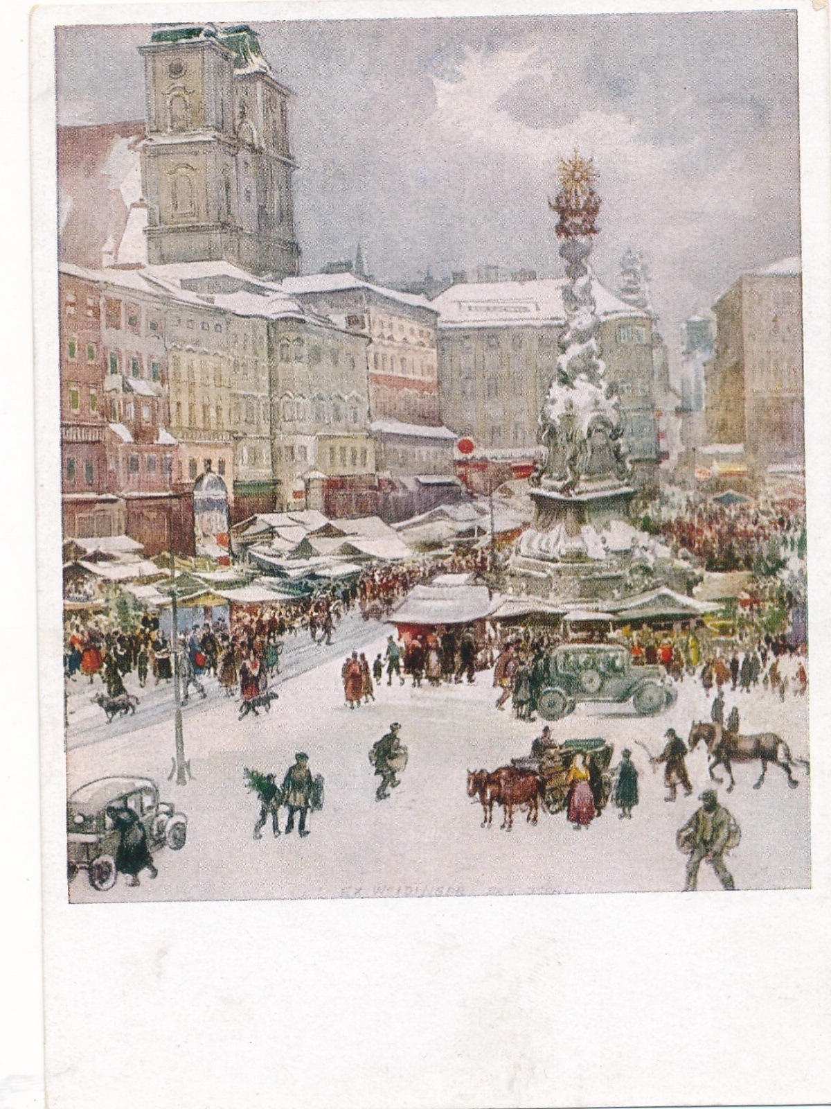 Künstler - AK Heimatwerk aus Linz an der Donau Oberösterr. Ansichtskarte (8968)