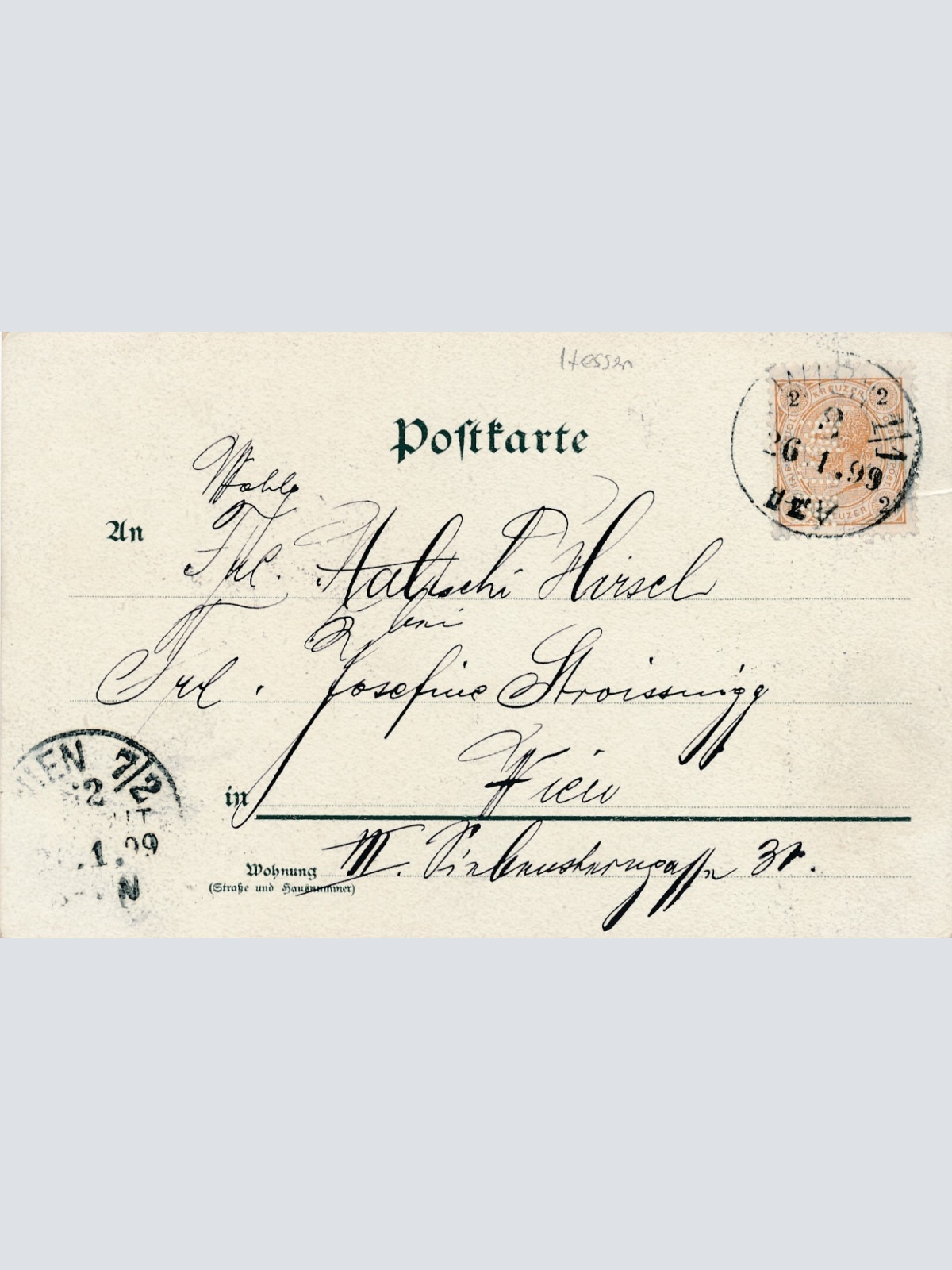 Litho - Karte gruss vom Rhein Hessen Ansichtskarte (9063)