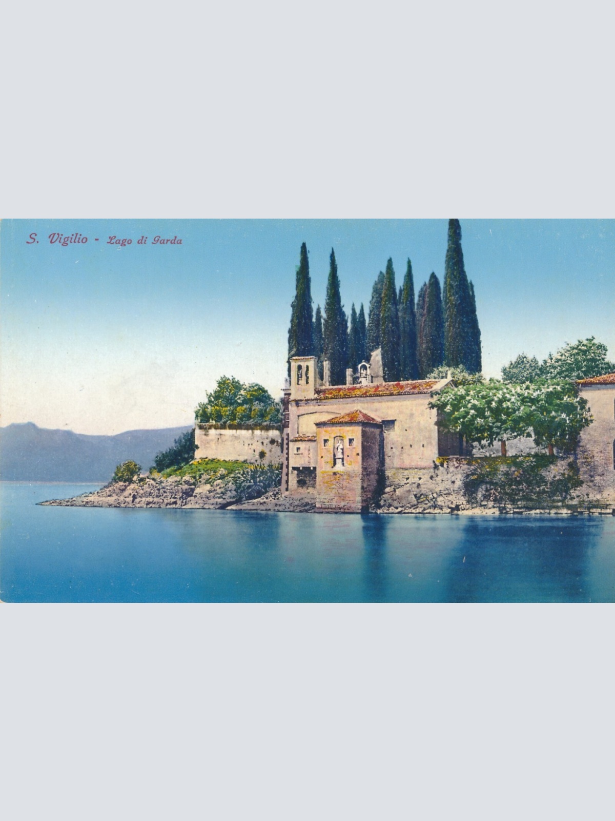 AK aus S. Vigilio Lago di Garda Italien Ansichtskarte (9388)