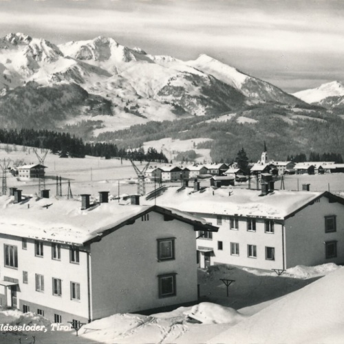 AK aus Hochfilzen im Winter Tirol Ansichtskarte (9384)