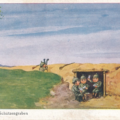 AK Dauerskat im Schützengraben (9136)
