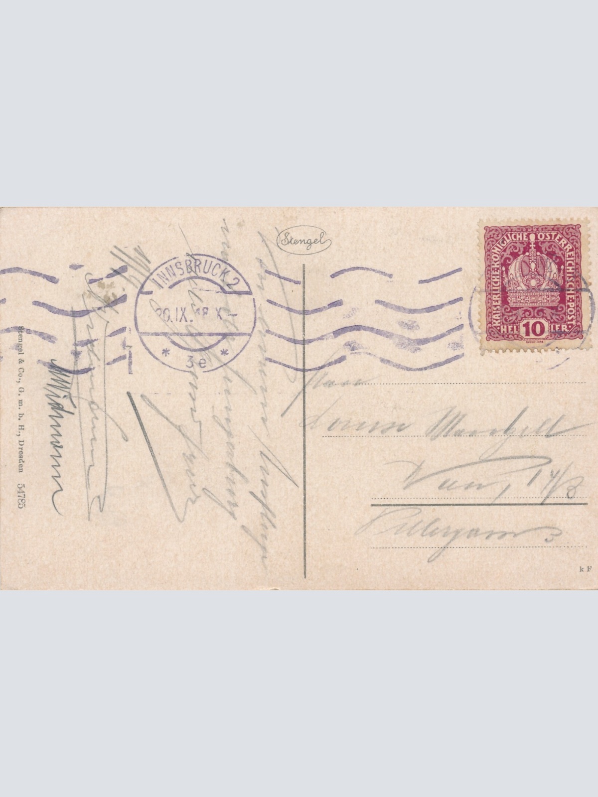 AK aus Innsbruck mit Hungerbahn Tirol Ansichtskarte (9374)