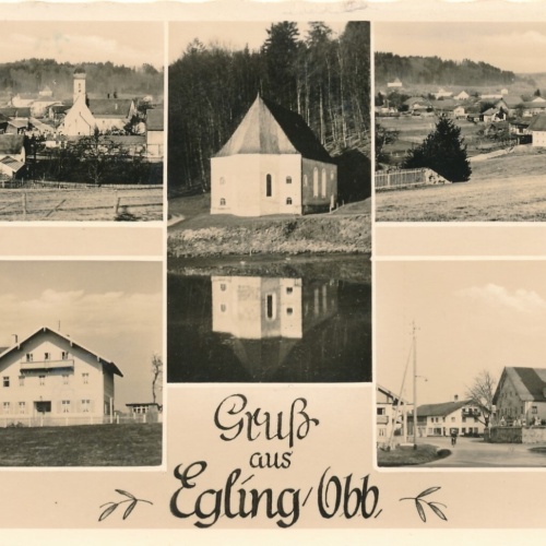AK aus Egling Bayern Mehrbildkarte Ansichtskarte (9091)