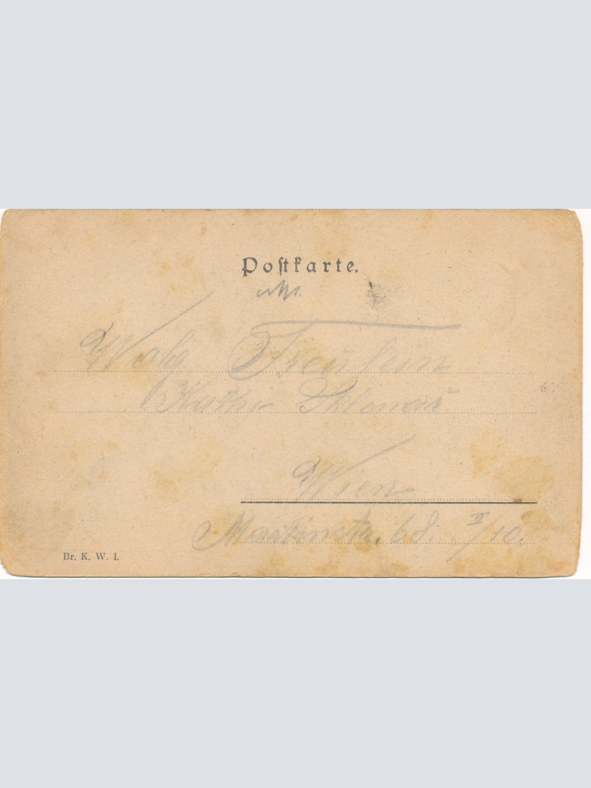 AK aus Wien Städt. Elekt. Werke Maschienenhalle Ansichtskarte (9435)