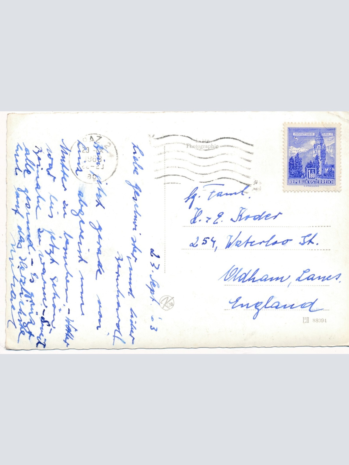 AK aus Linz an der Donau mit Dampfer Oberösterr. Ansichtskarte (9007)