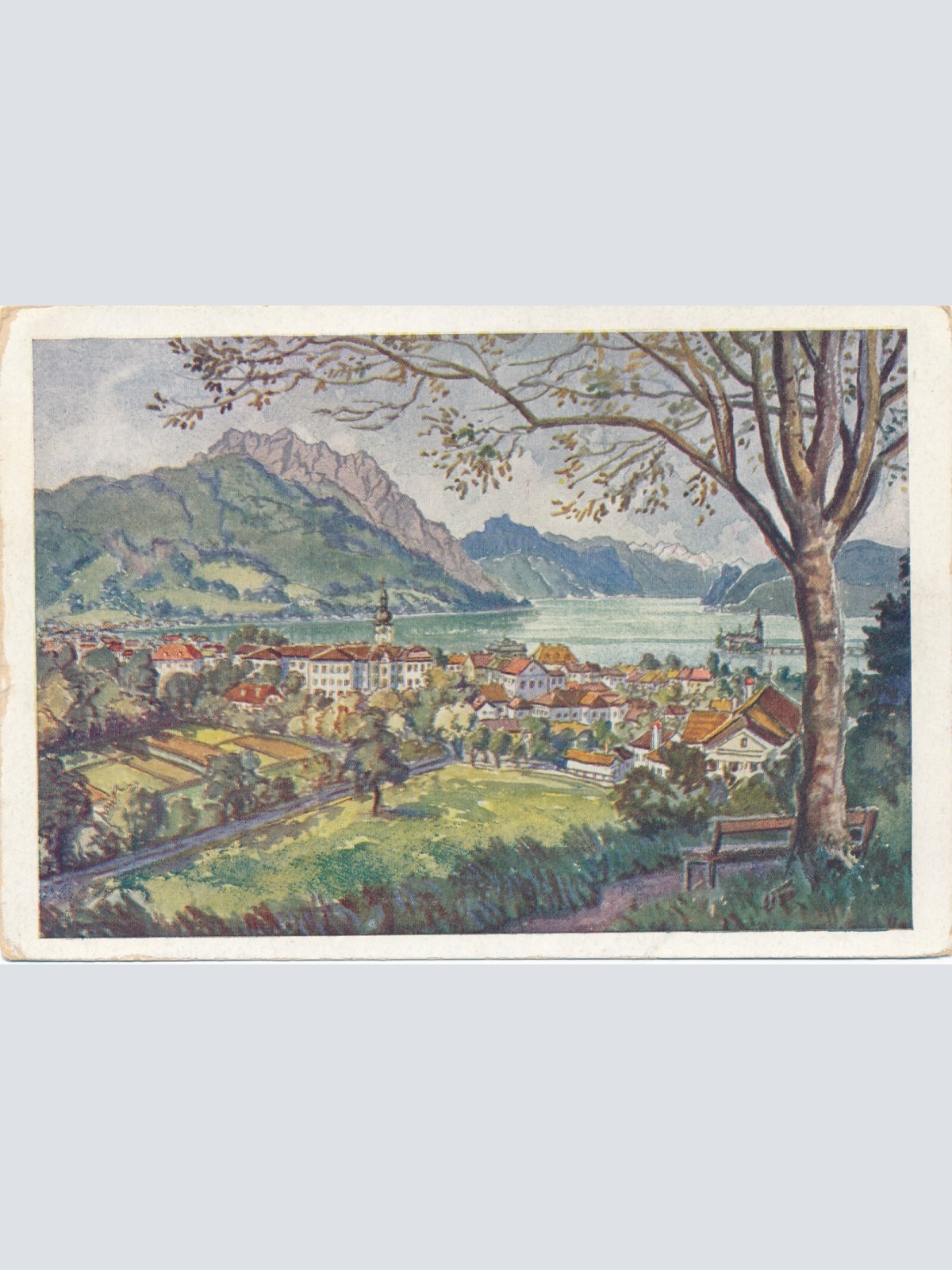 AK aus Gmunden Oberösterreich Ansichtskarte (9452)