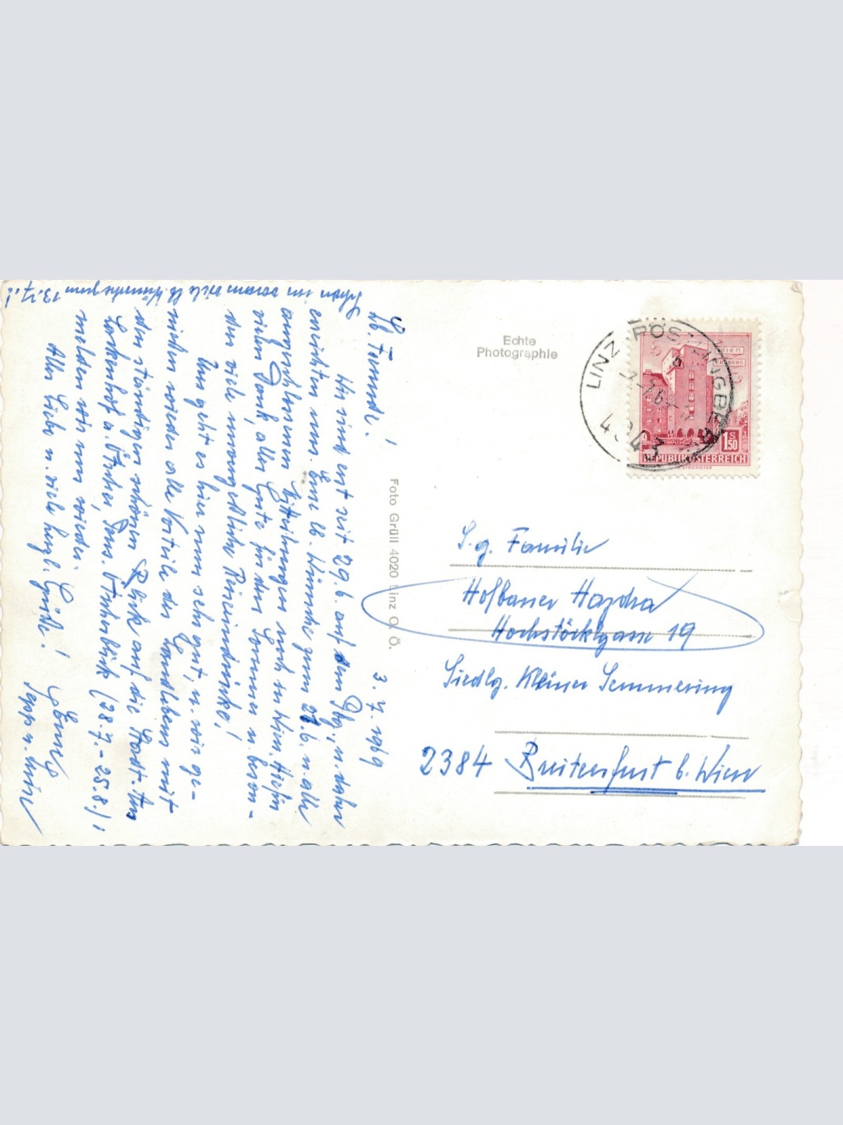 AK aus Linz an der Donau Pöstlingberg Oberösterr. Ansichtskarte (9012)