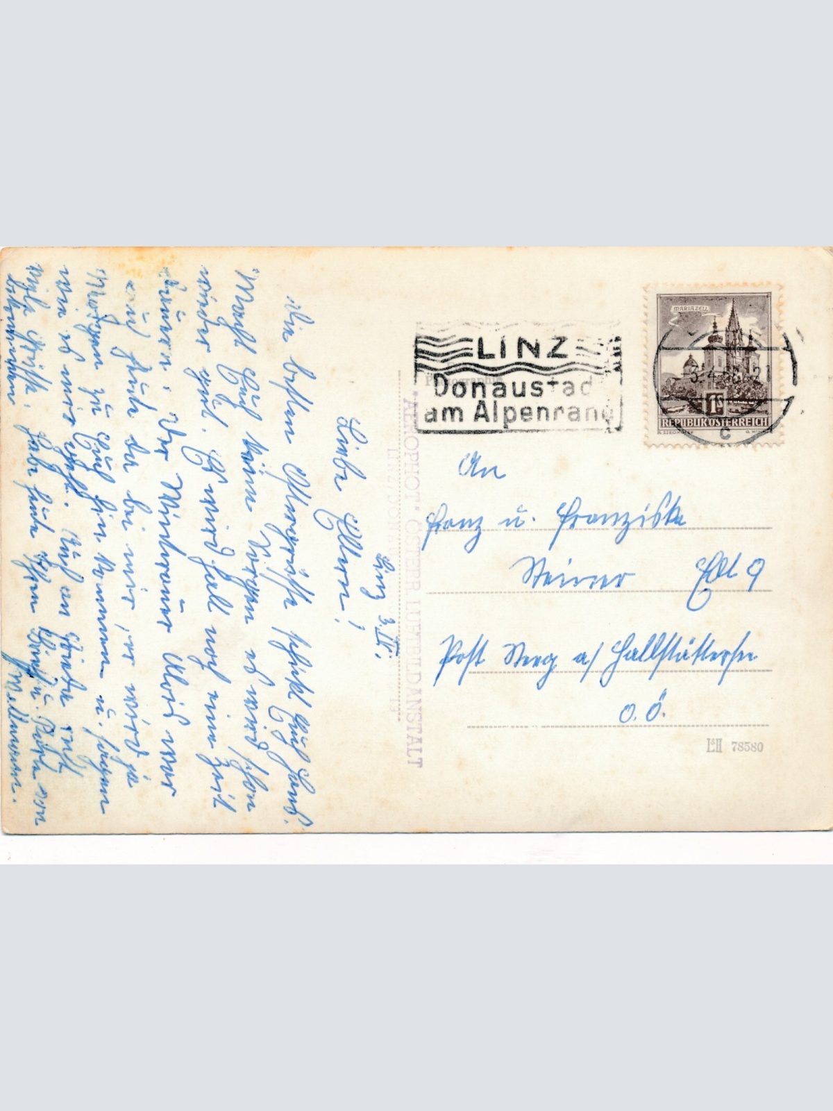 AK aus Linz an der Donau Pöstlingberg Oberösterr. Ansichtskarte (9005)