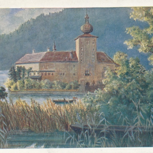 AK aus Gmunden Schloß Ort Oberösterreich Ansichtskarte (9453)