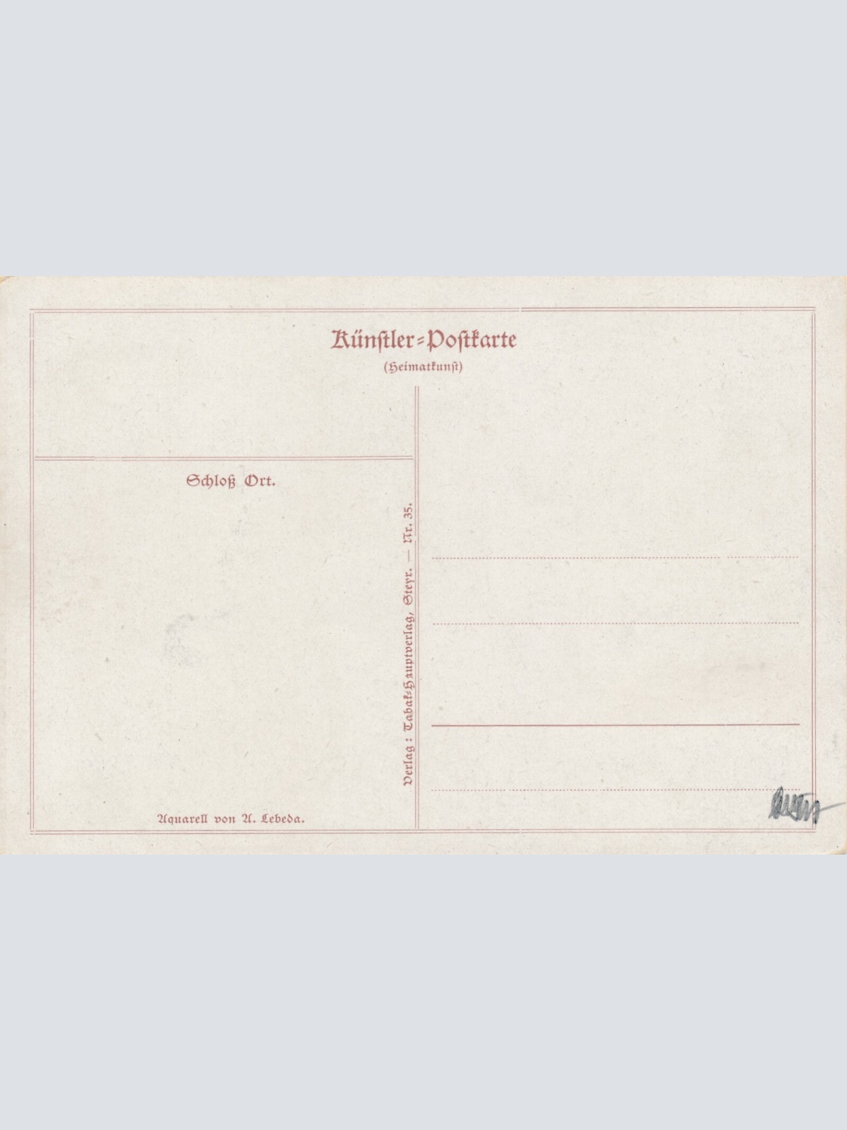 AK aus Gmunden Schloß Ort Oberösterreich Ansichtskarte (9453)