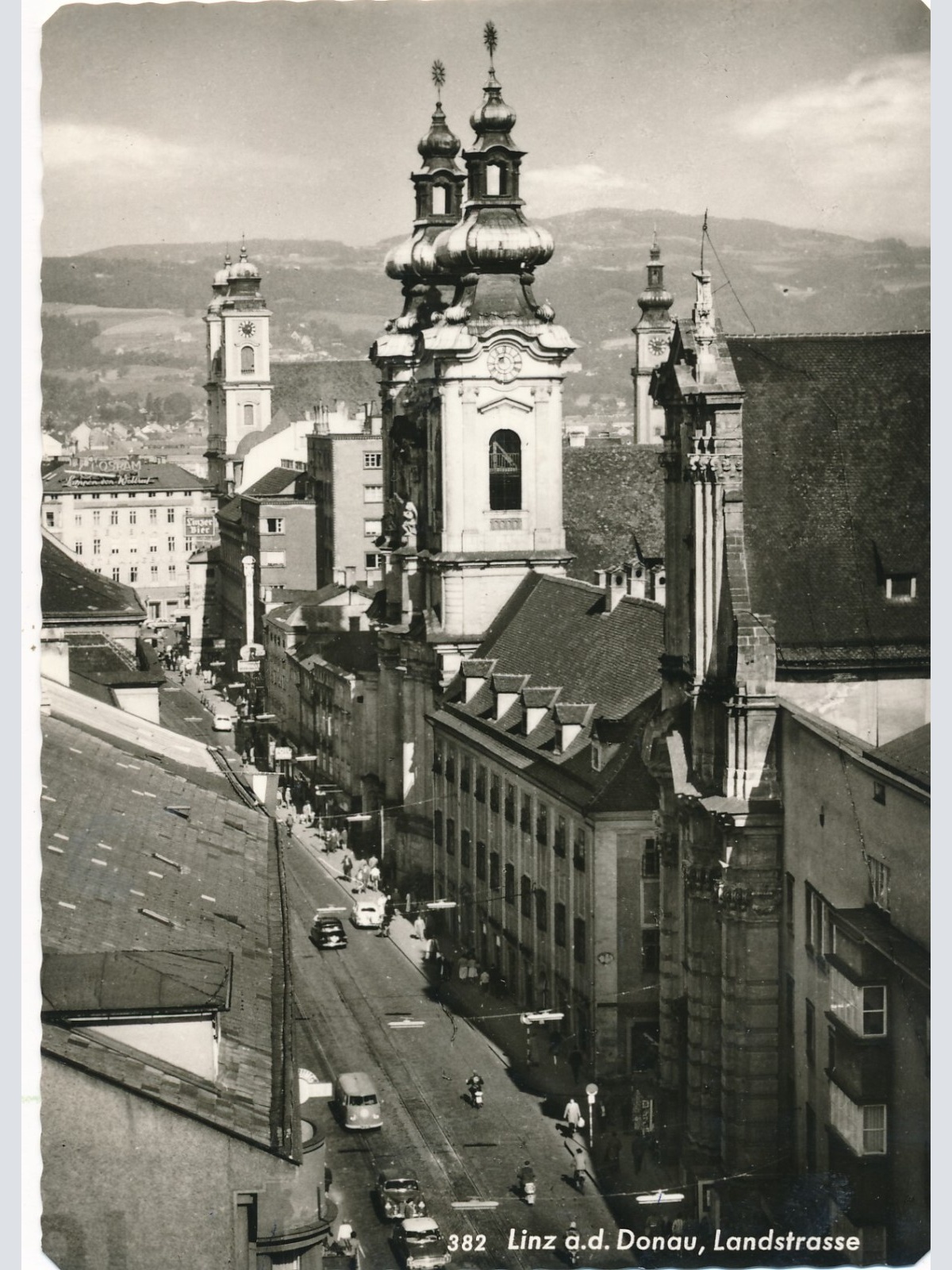 AK aus Linz an der Donau Hauptplatz Landstrasse Oberösterr. Ansichtskarte (8994)
