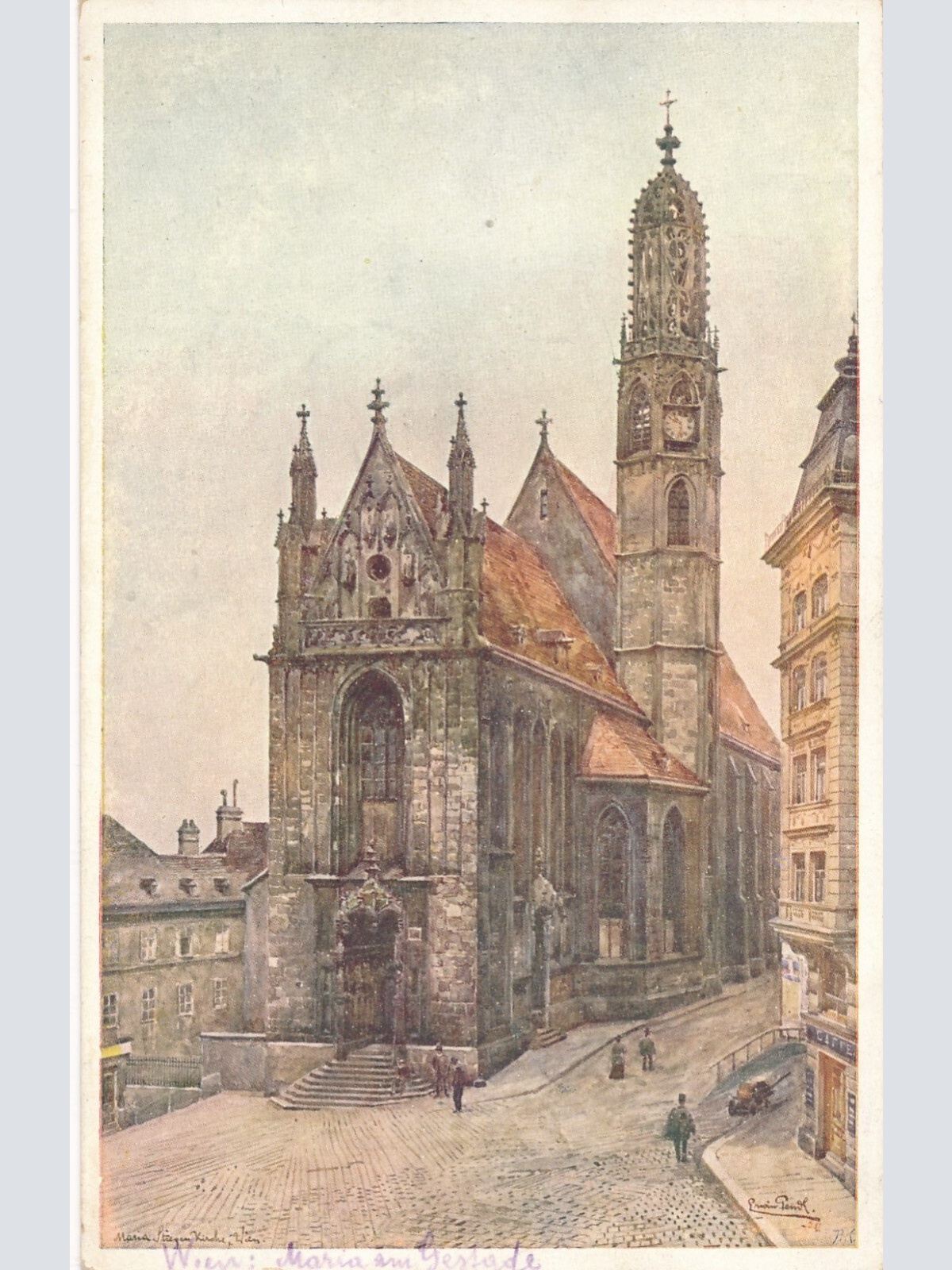 AK, Wien, Kirche Maria am Gestade (S2365)