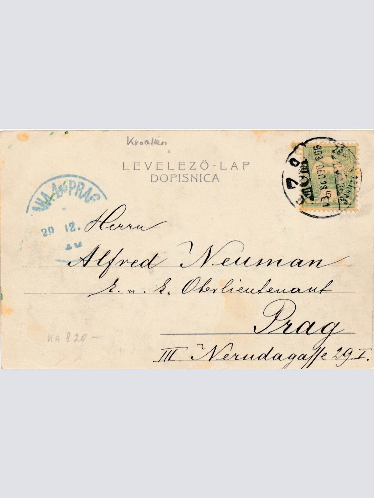 AK aus Zagreb Josipovac Kroatien Ansichtskarte (9058)