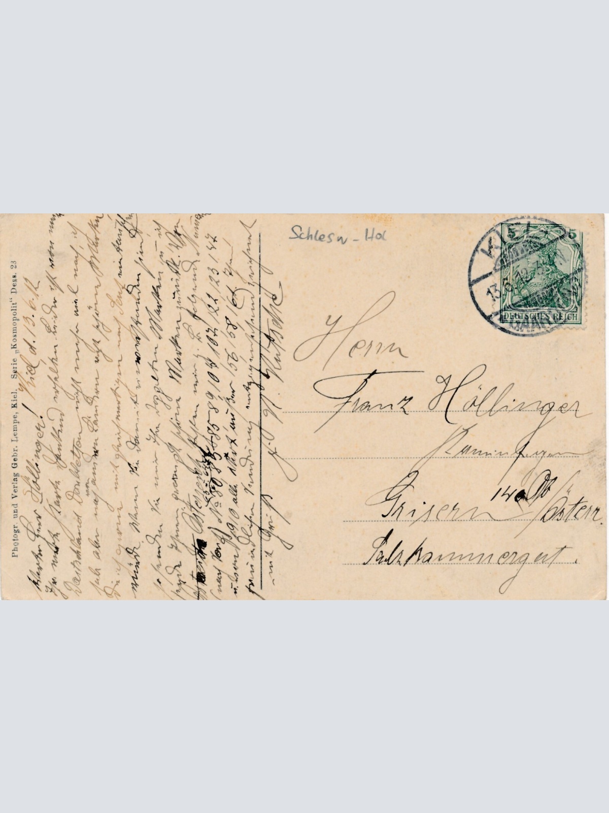 AK aus Kiel Schleswig - Holstein Ansichtskarte (9059)