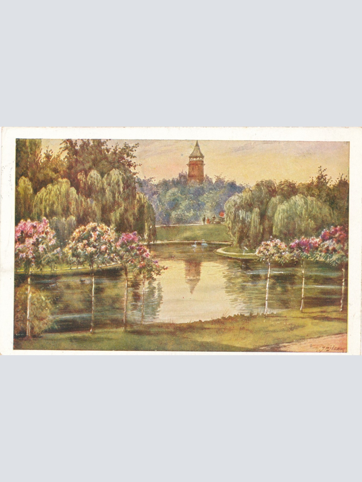 AK, Wien, Türkenschanzpark, Aussichtswarte (S2357)