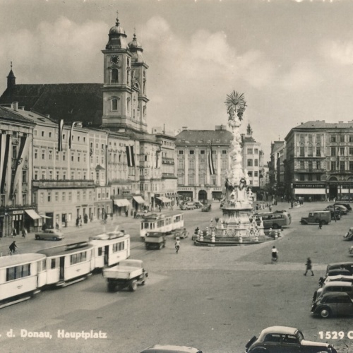 AK aus Linz an der Donau Hauptplatz Oberösterr. Ansichtskarte (9021)
