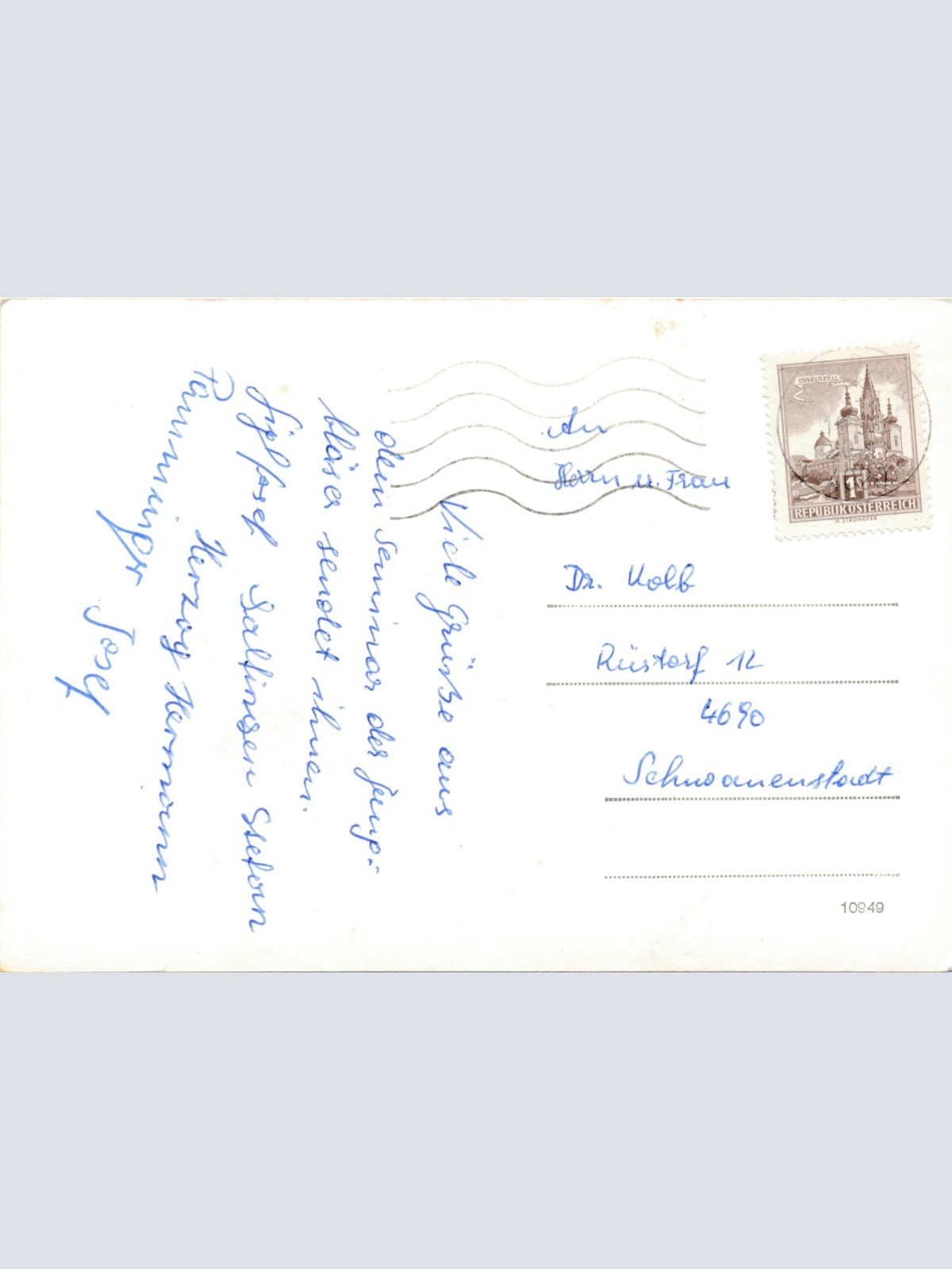 AK aus Linz an der Donau Kollegium Petrinum Oberösterr. Ansichtskarte (9026)