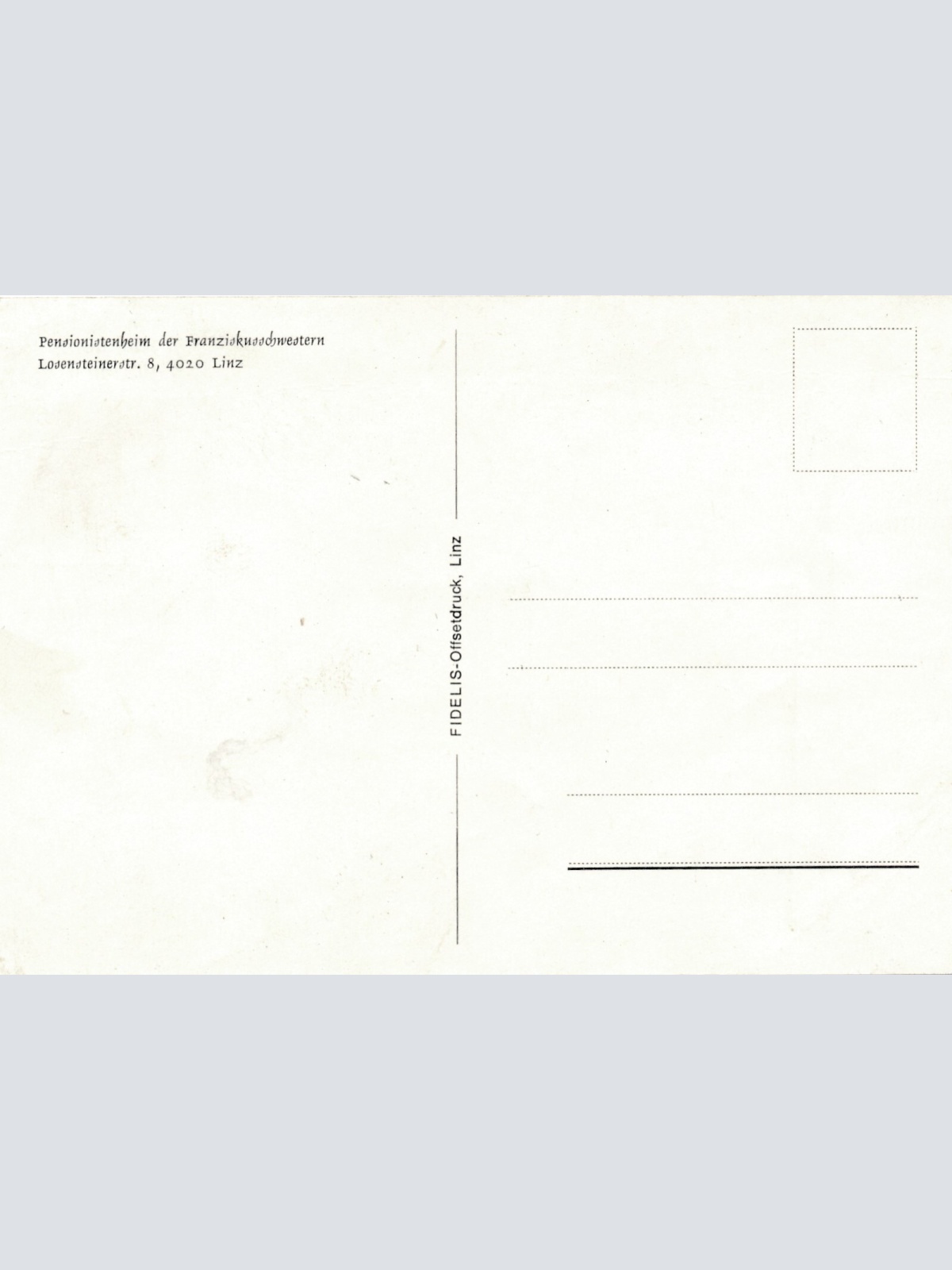 AK aus Linz an der Donau Franziskusschwestern Oberösterr. Ansichtskarte (9035)