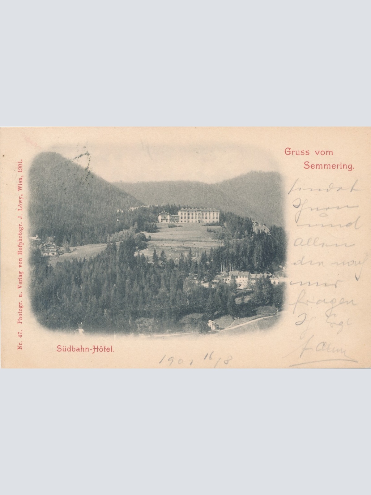 AK, Niederösterreich, Semmering, Südbahn Hotel (S2378)