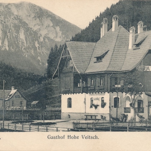 AK aus Mürzsteg mit Gasthof Hohe Veitsch Steiermark Ansichtskarte (9538)