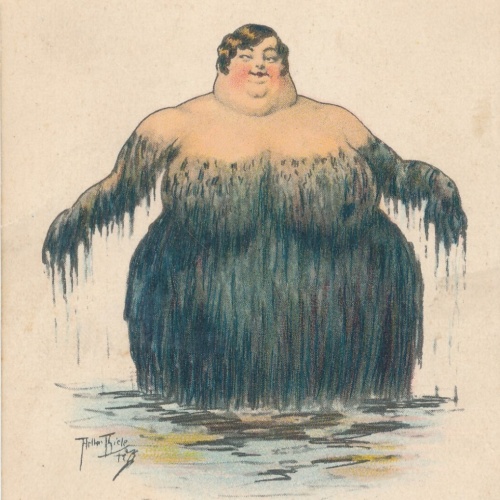 Künster - Karte von Athur Thiele Blondchens erstes Debüt (8070)