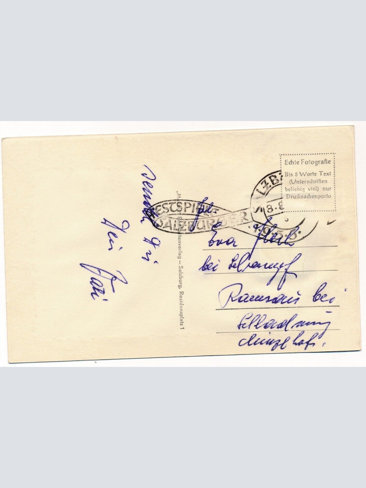 Leporello - Karte gruss aus Salzburg Ansichtskarte (9462)