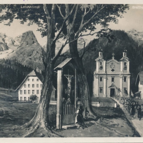 AK aus Lofer Kirchental Salzburg Ansichtskarte (9463)