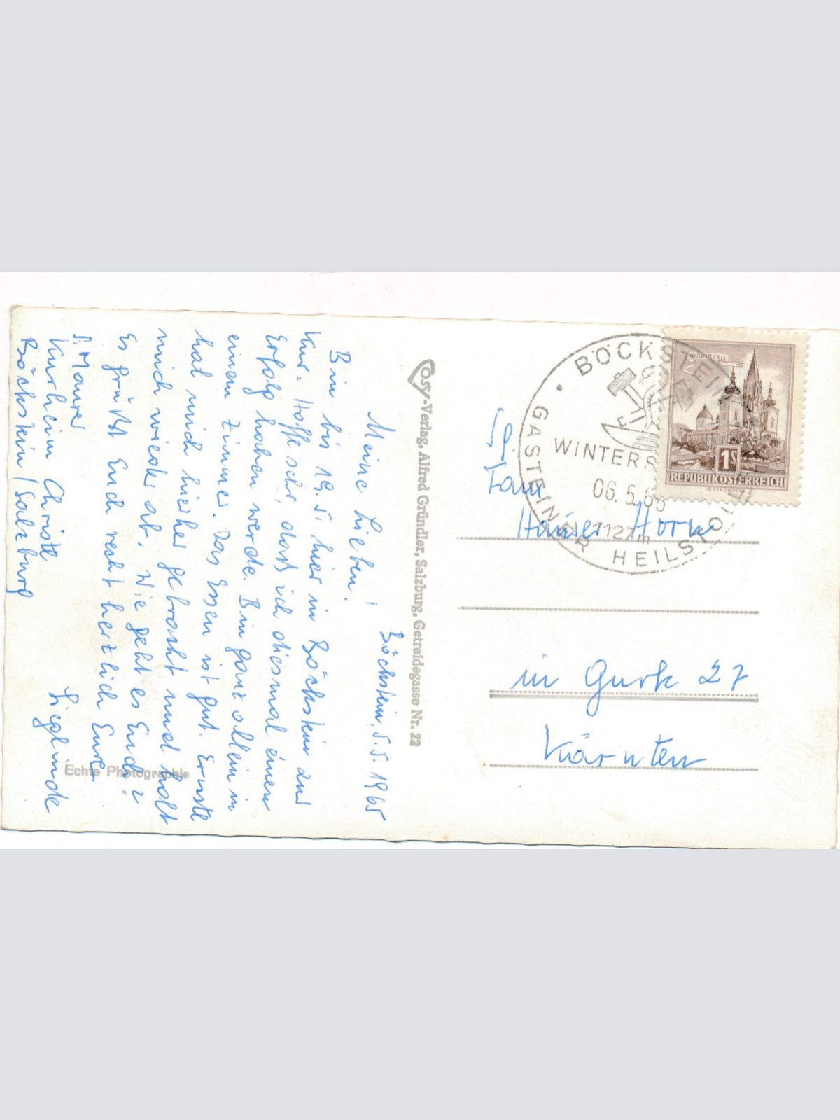 AK aus Böckstein - Badgastein Heilstollen Kurhaus Salzburg Ansichtskarte (9467)