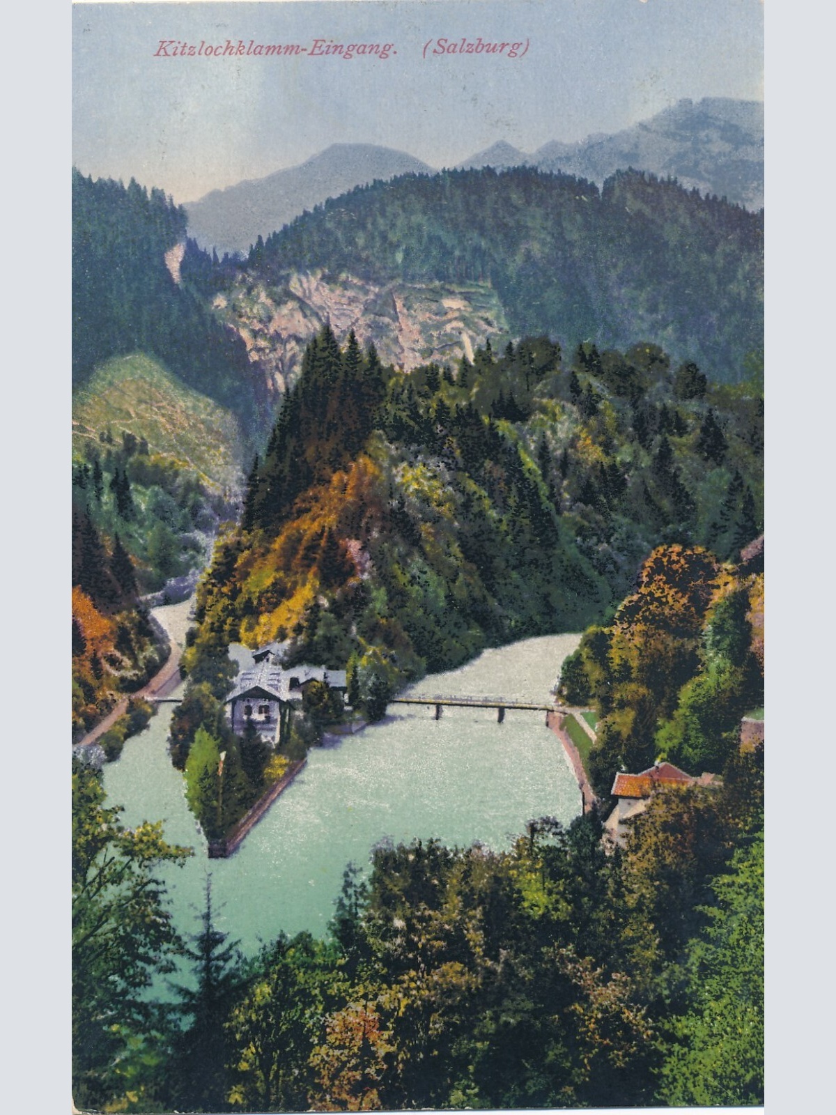 AK Kitzlochklamm Salzburg Ansichtskarte (9470)