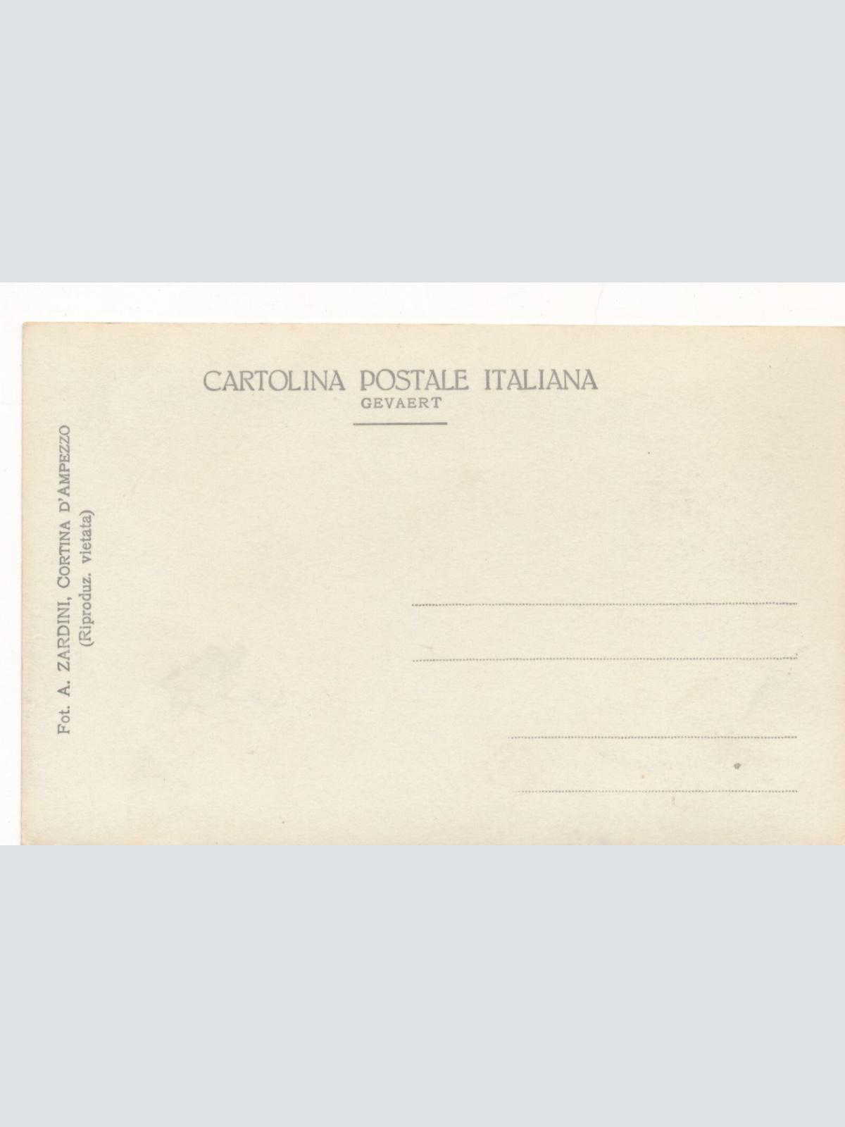 AK aus Cortina mit Tunnel Italien Ansichtskarte (9511)