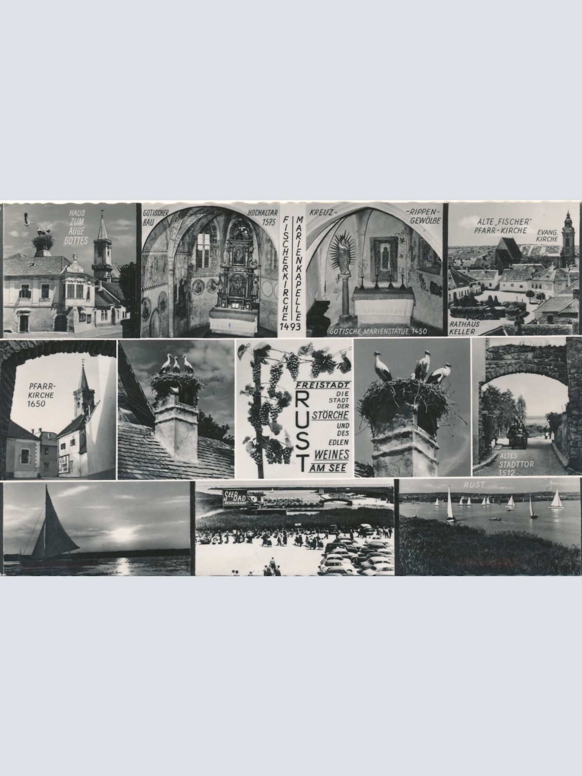 AK aus Rust Mehrbildkarte Burgenland Ansichtskarte (9492)