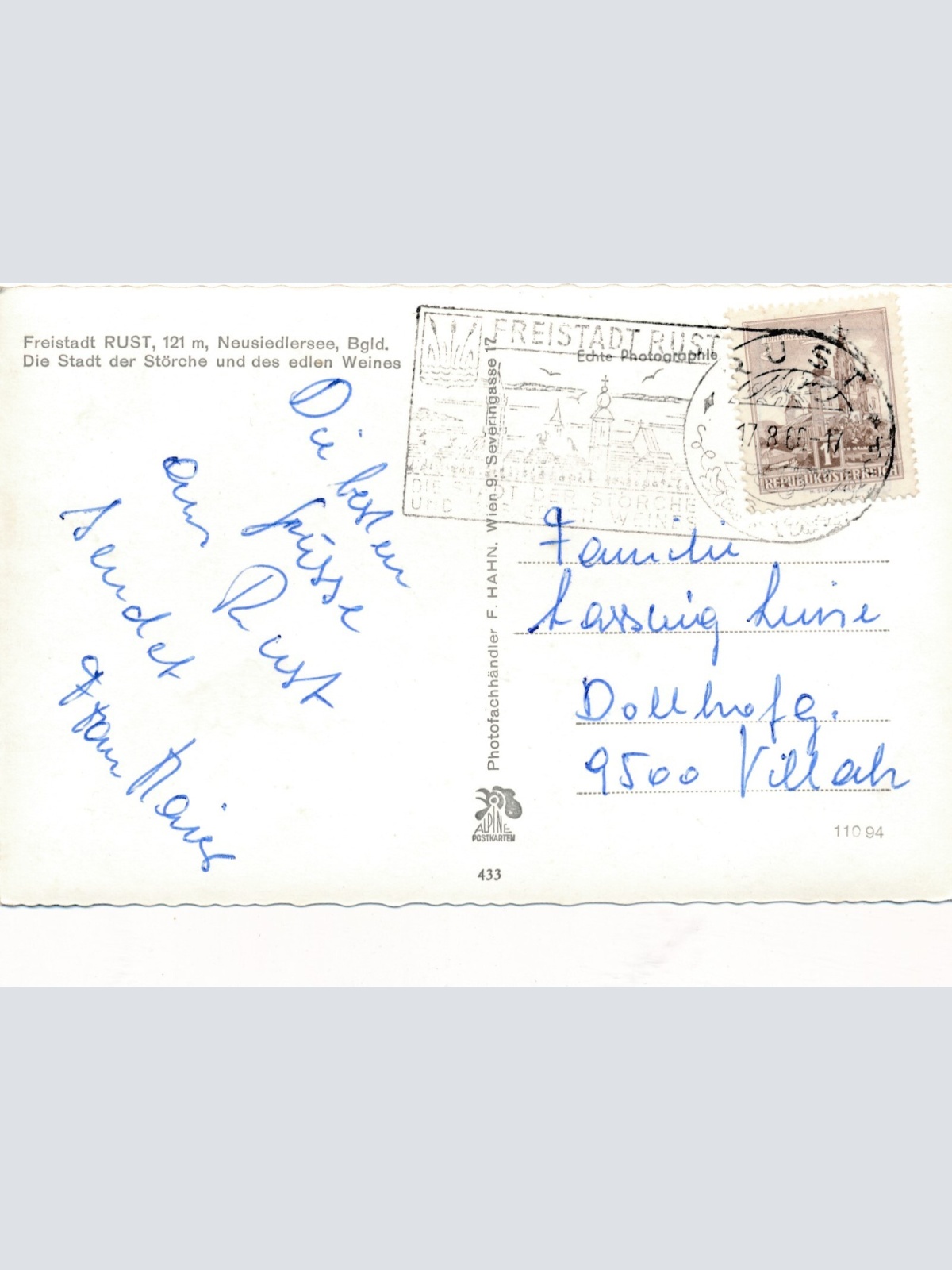 AK aus Rust Mehrbildkarte Burgenland Ansichtskarte (9492)