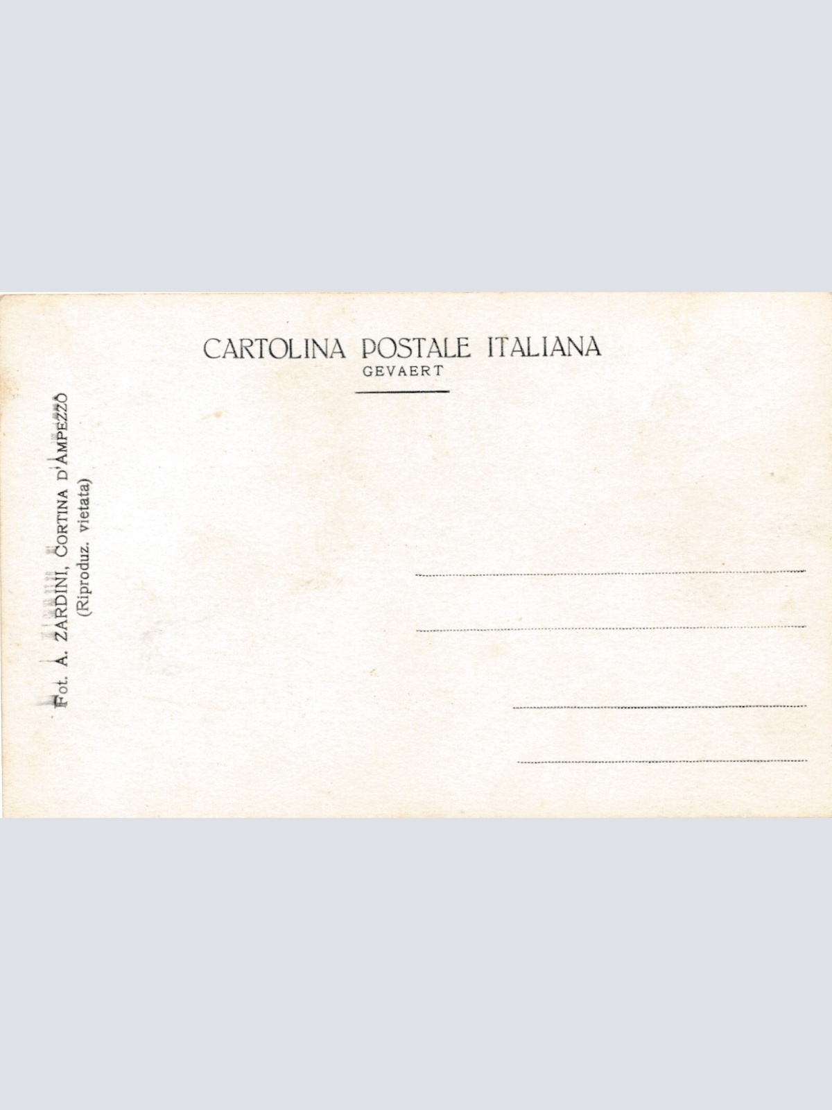 AK aus Tofana Passo di Falzarego Italien Ansichtskarte (9512)