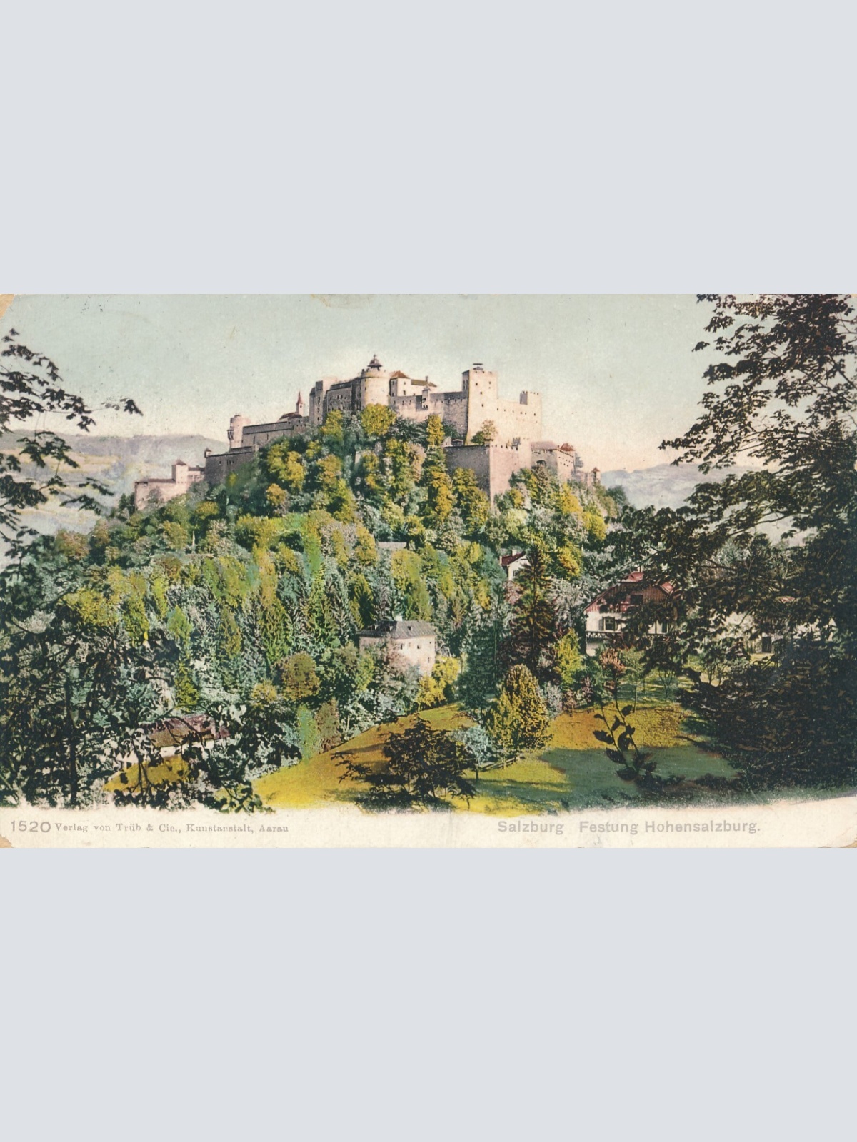 AK aus Salzburg mit Festung Hohensalzburg Salzburg Ansichtskarte (9247)