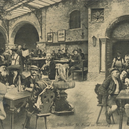 AK vom Stiftskeller in St. Peter Salzburg Ansichtskarte (9246)