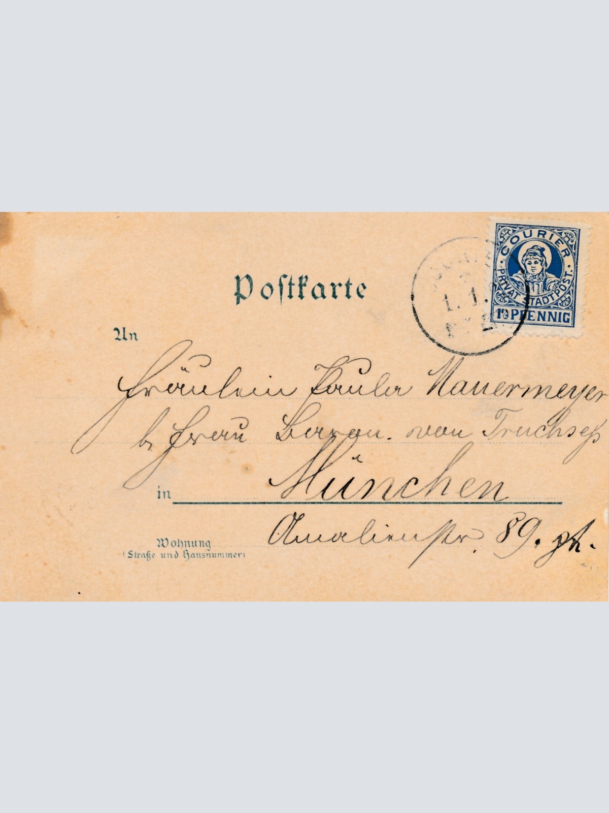 Litho - Karte gruss aus München mit Rathaus Bayern Ansichtskarte (9337)