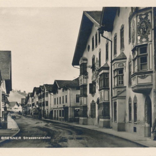 AK aus Matrei am Brenner Strassenansicht Tirol Ansichtskarte (9317)